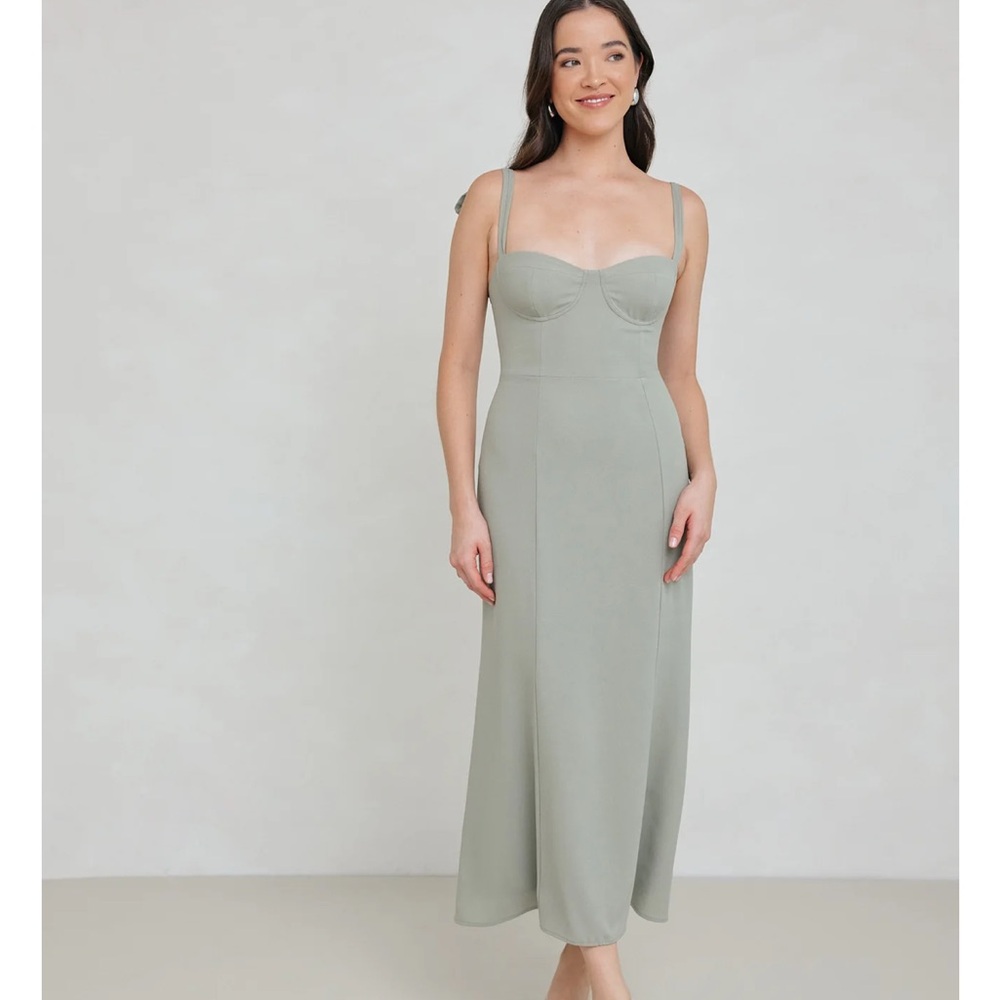 Park & Fifth Sage Green Midi Dress